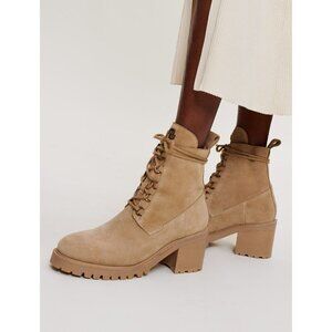 Maje suede leather ankle boots.  Size 7.5. Nude retail $460
